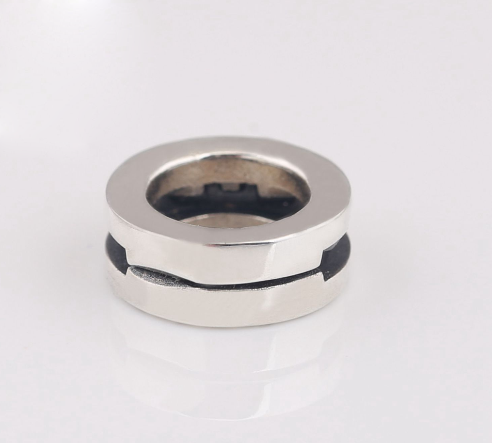 pandora​ shine ​charm c​lip reflexions​ pandora logo​ s925 ale