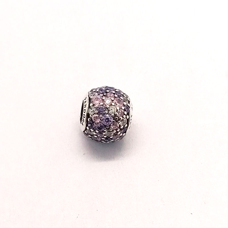 Pandora Pink Sparkles Pave Ball Charm