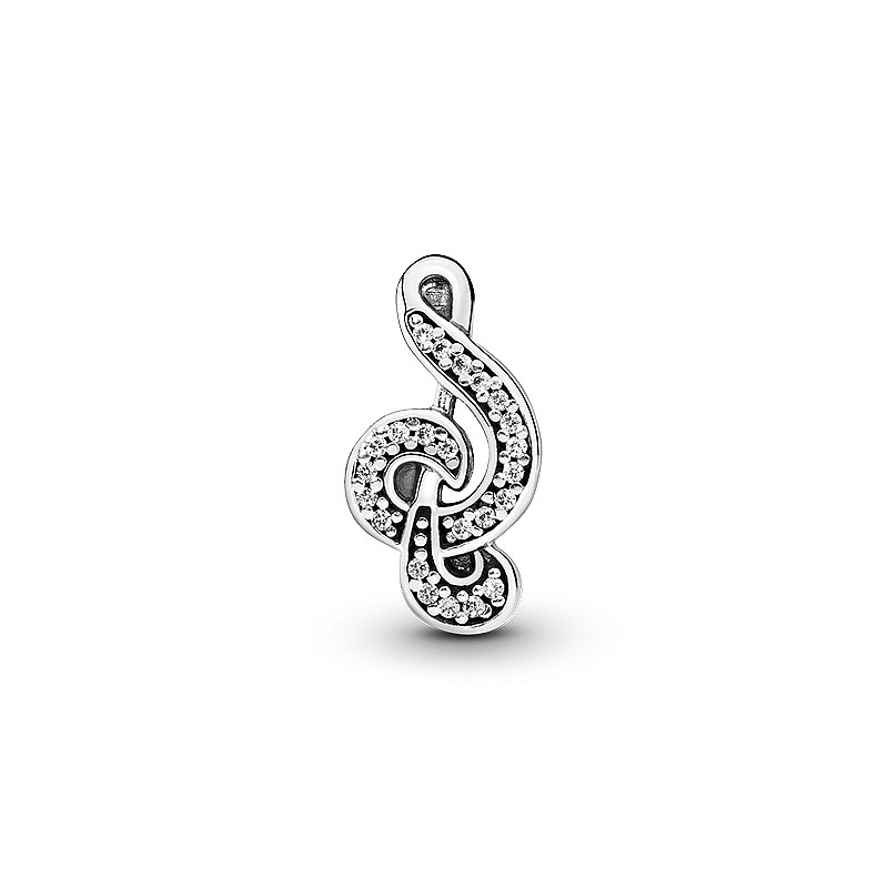 Pandora ALE 925 Silver Sweet Music CZ Charm