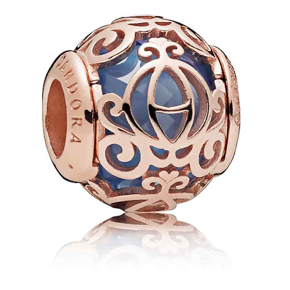 pandora cinderella rose coach charm s925