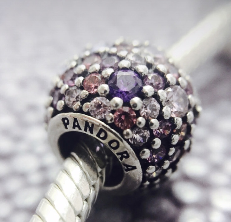 Pandora Pink Sparkles Pave Ball Charm