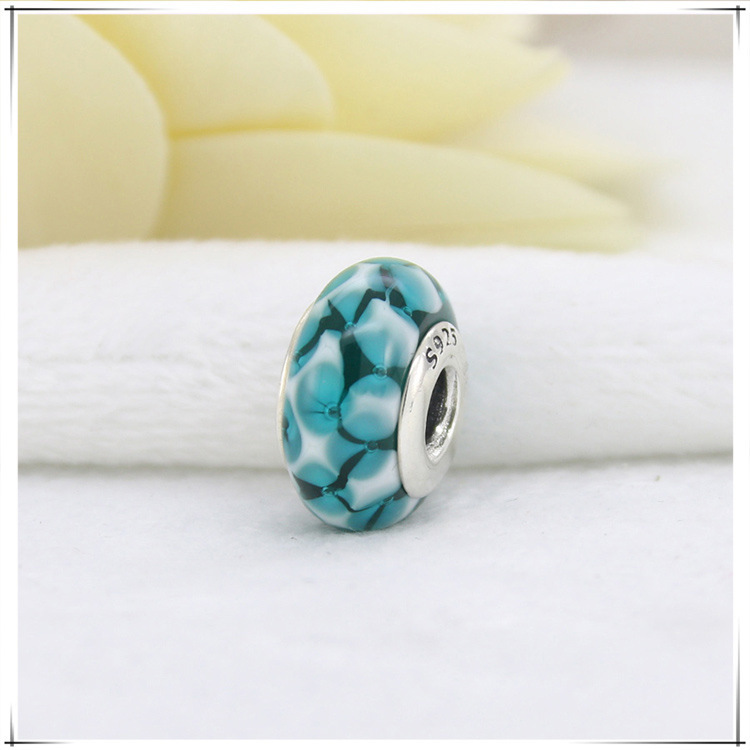 Charm Teal lattice With Bag Pandora