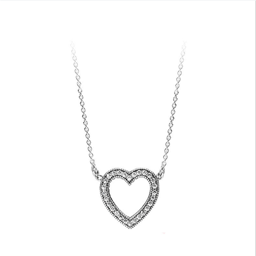 PANDORA LOVING HEARTS NECKLACE -45CM