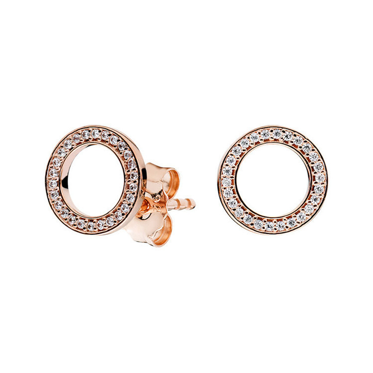 Pandora ROSE Forever PANDORA Stud Earrings