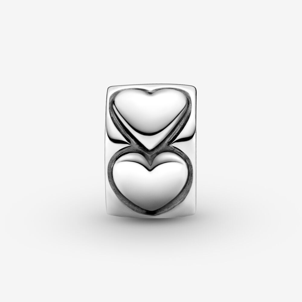 pandora 20th limited edition hearts clip charm