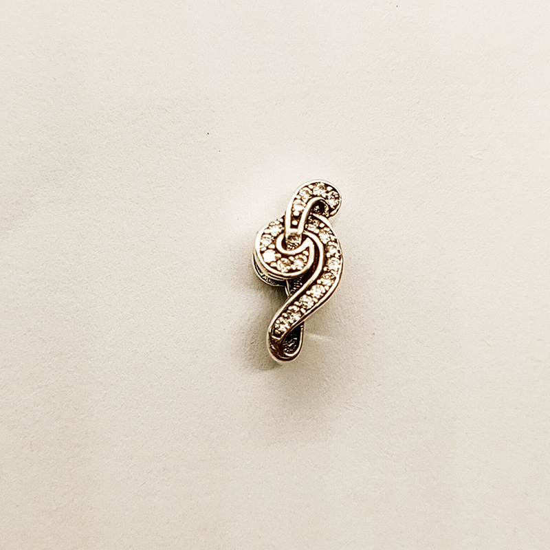 Pandora ALE 925 Silver Sweet Music CZ Charm