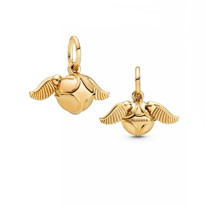 pandora shine harry potter golden snitch pendant