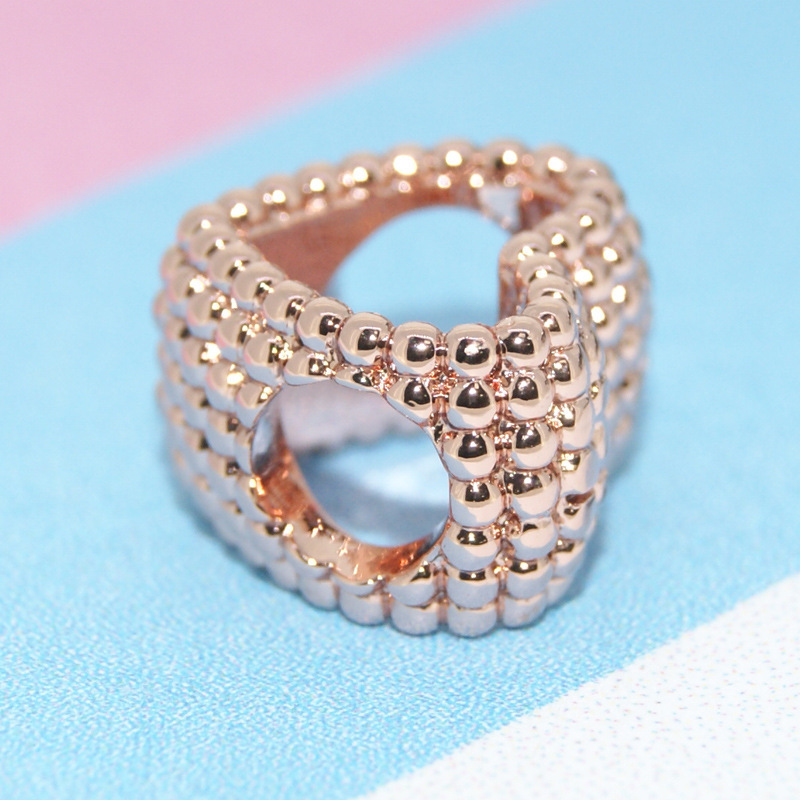 pandora rose gold beaded open heart charm