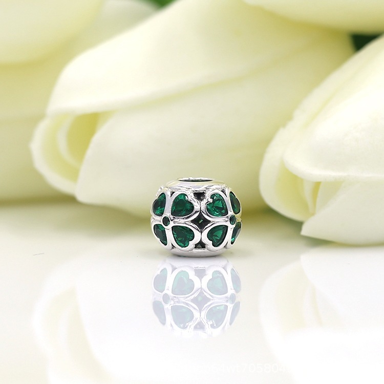 pandora green clover charm S925 ALE