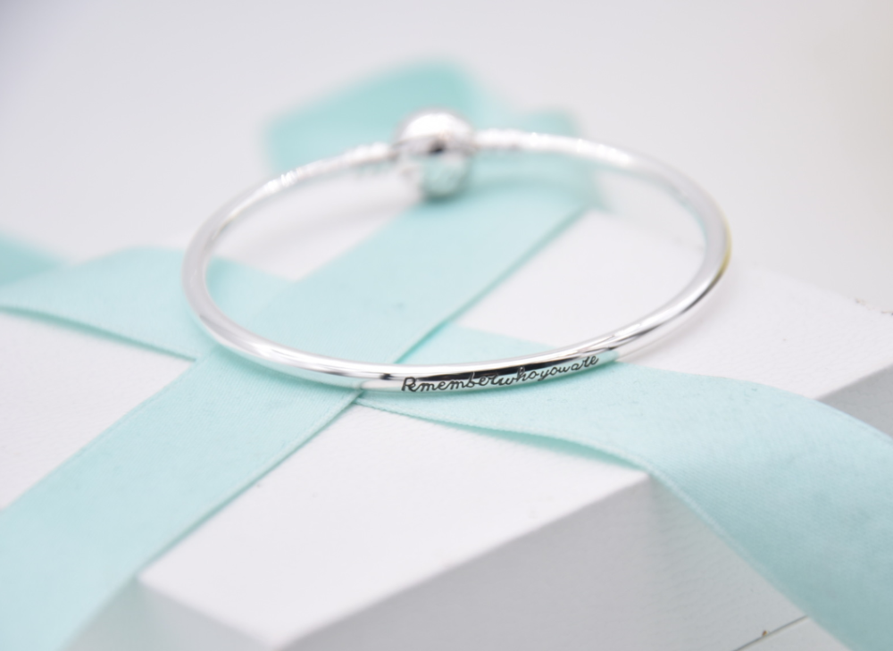 pandora silver bangle bracelet lion king