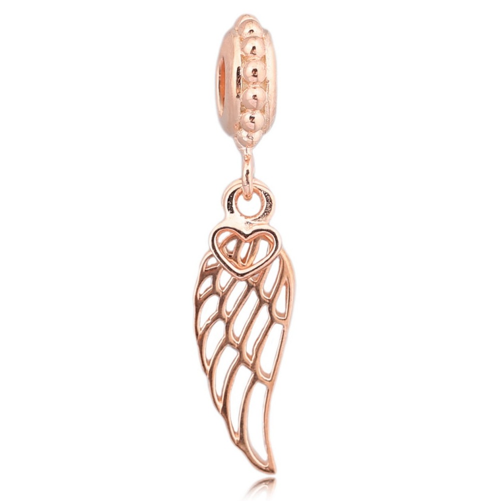 pandora 925 ale rose gold bracelet charm bead ale r met