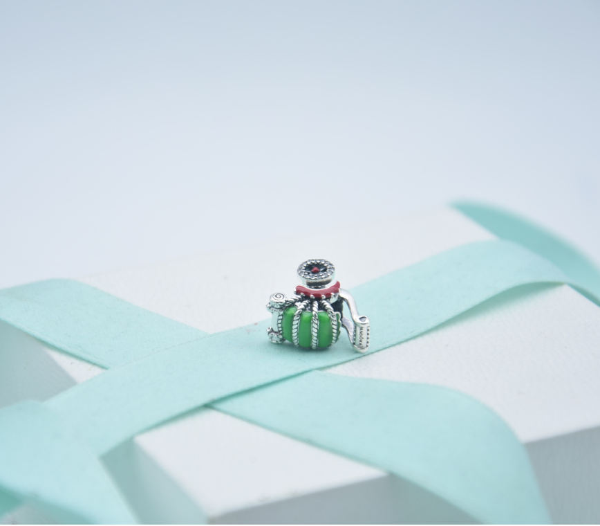 pandora traditional rickshaw sterling silver charm