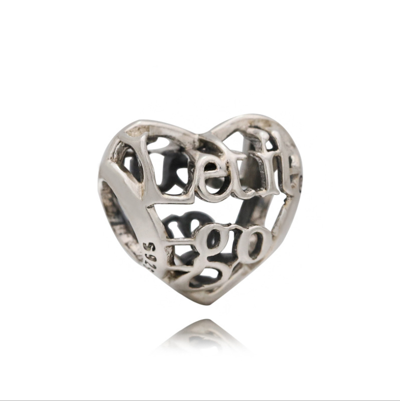 pandora let it go heart charm, frozen s925 ale