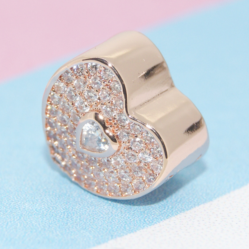 pandora 925 ale rose gold bracelet charm bead ale r met