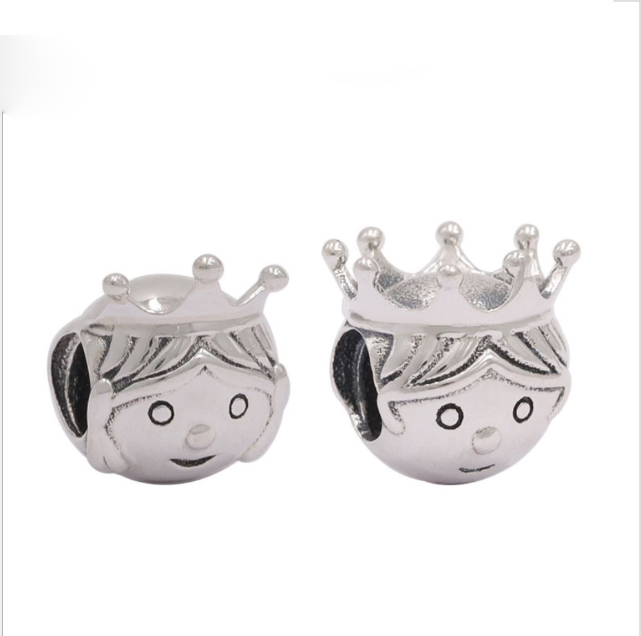 pandora ale 925 sterling silver princess prince character charm