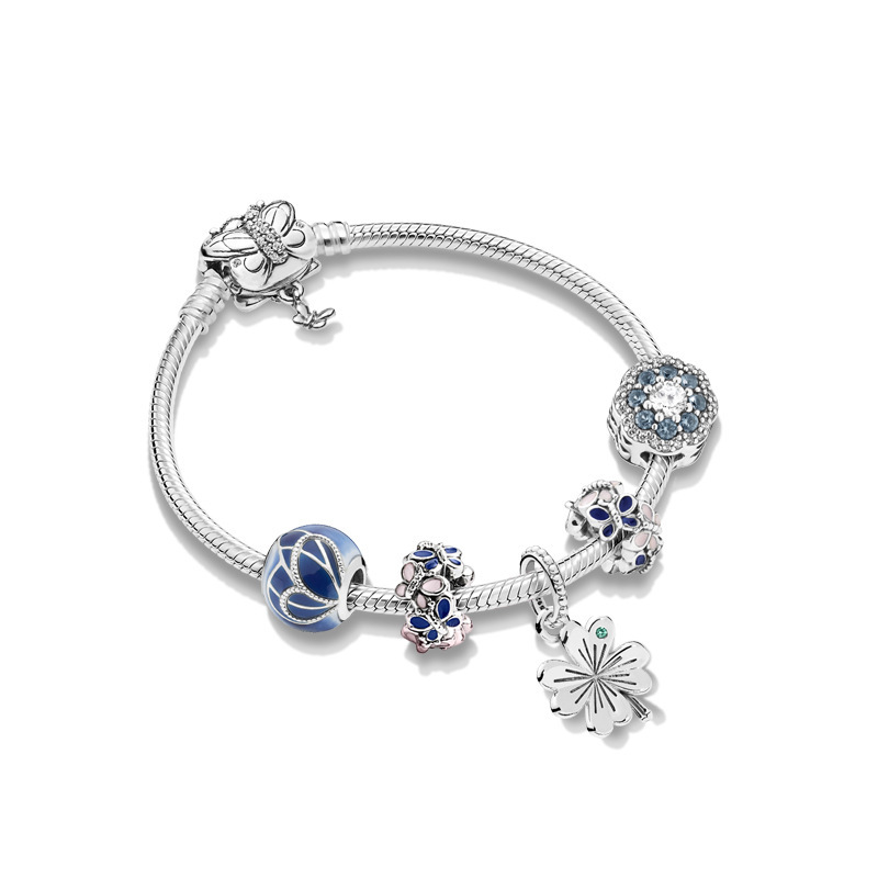 pandora butterfly murano glass charm bead   s925 ale