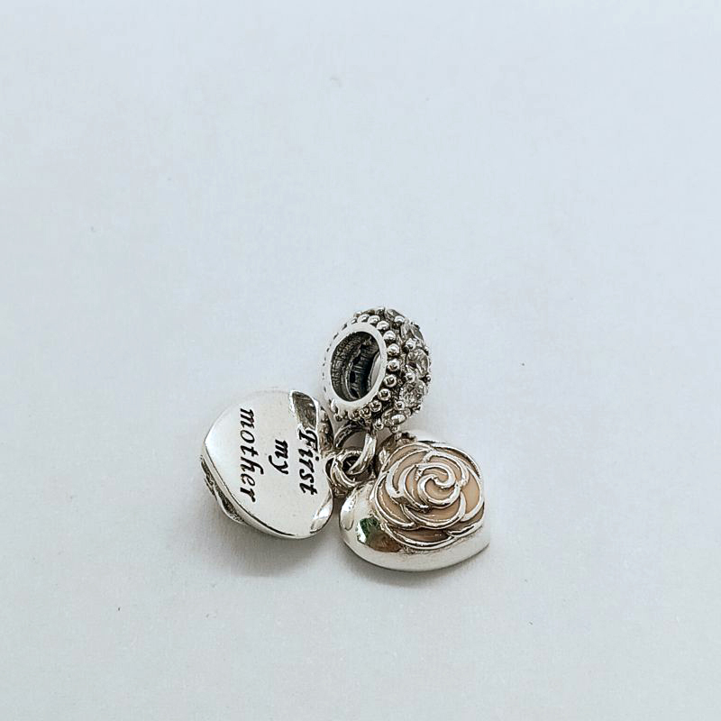 Pandora Mother's Rose Dangle Charm