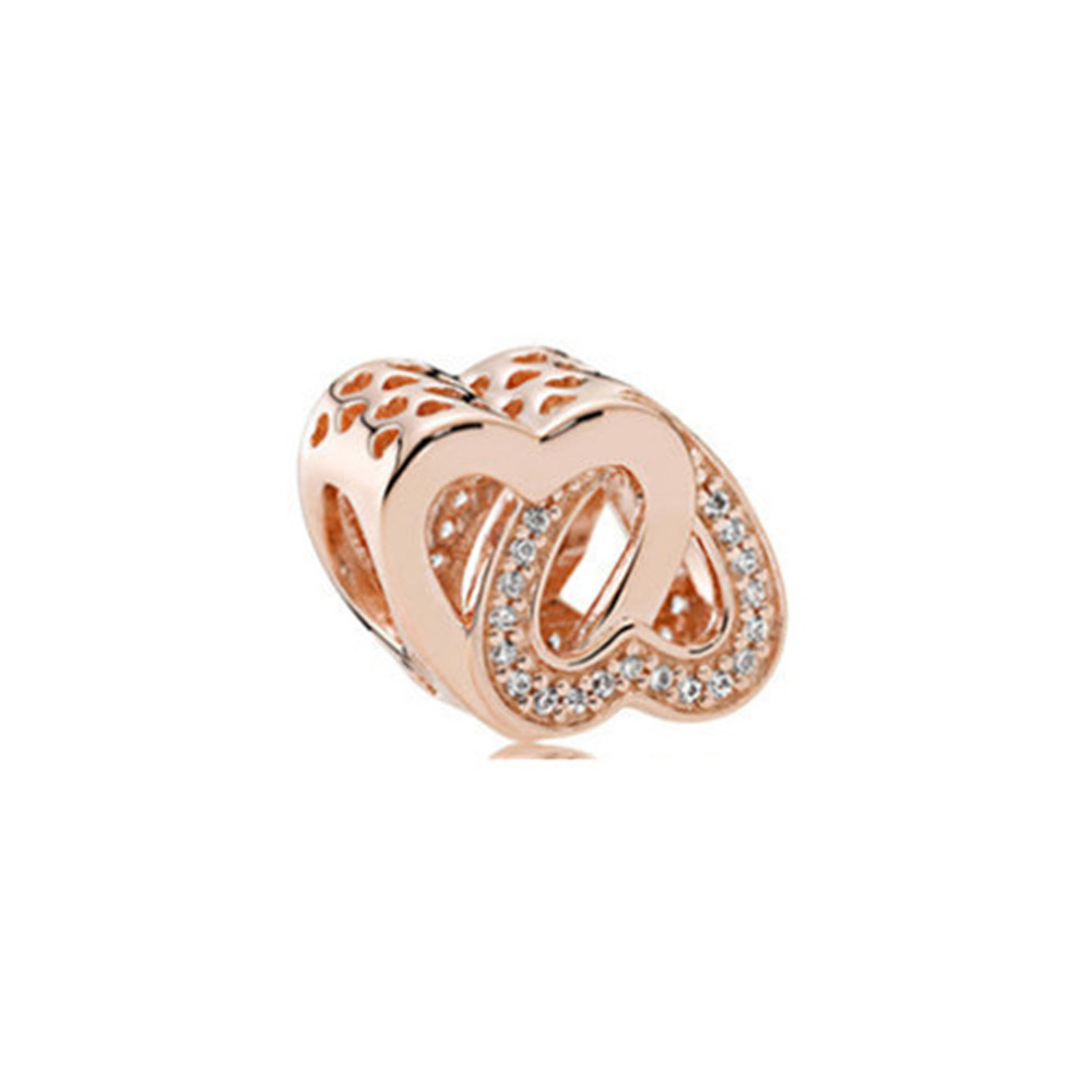 pandora 925 ale rose gold bracelet charm bead ale r met