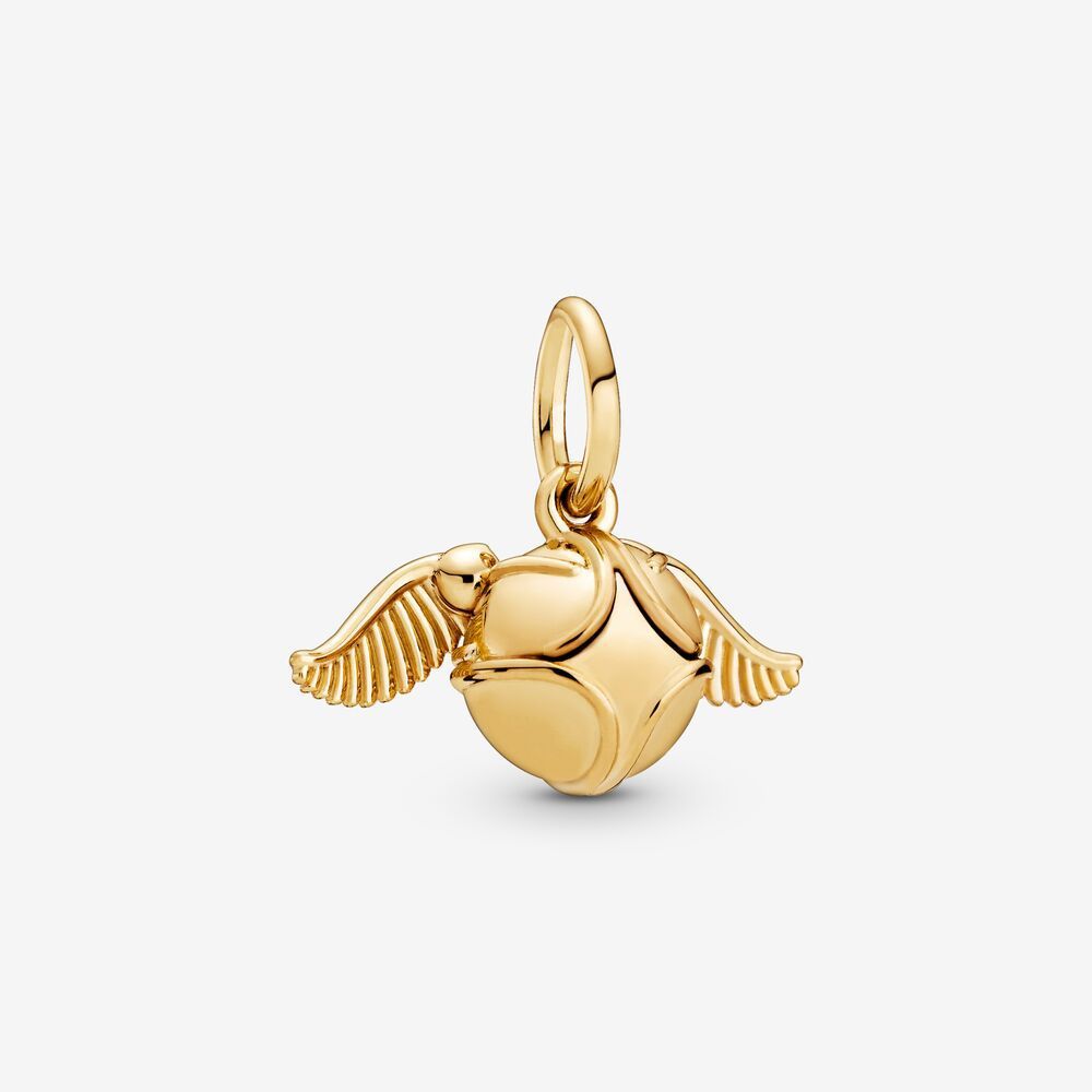 pandora shine harry potter golden snitch pendant