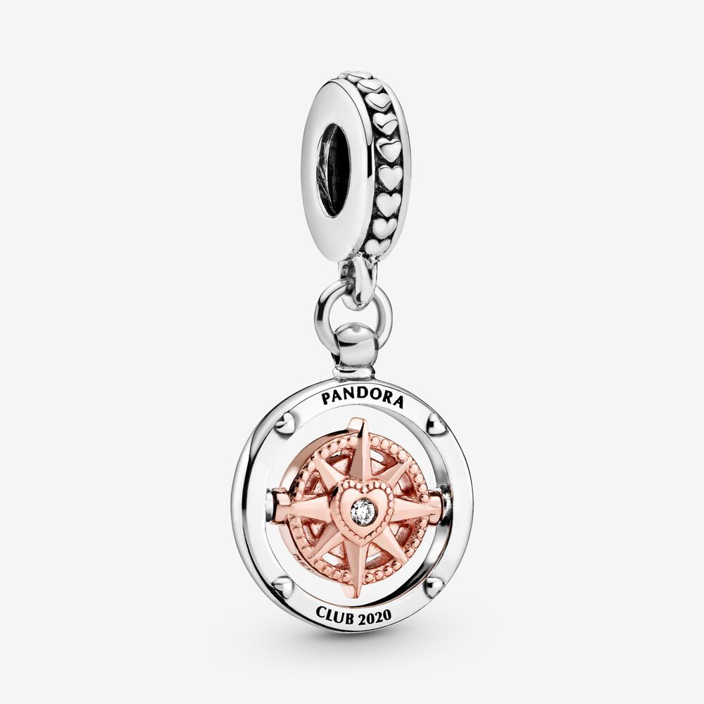 2020 Pandora Club Compass S925 Ale Charm