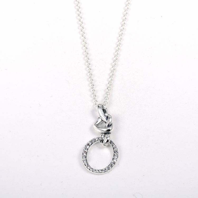 Pandora Knotted Heart Necklace 60cm