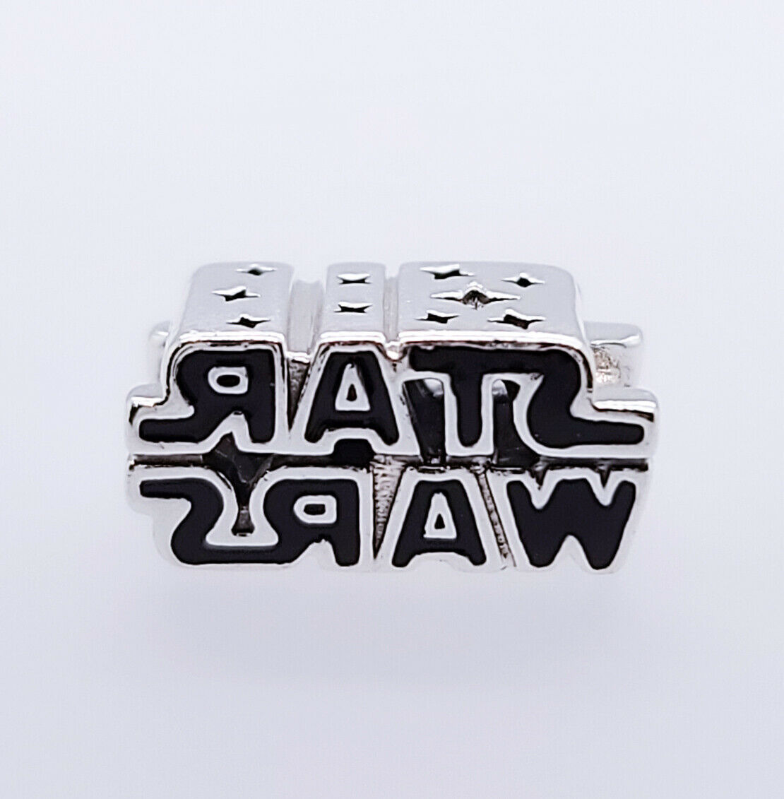 pandora 925 silver shining 3d logo charm