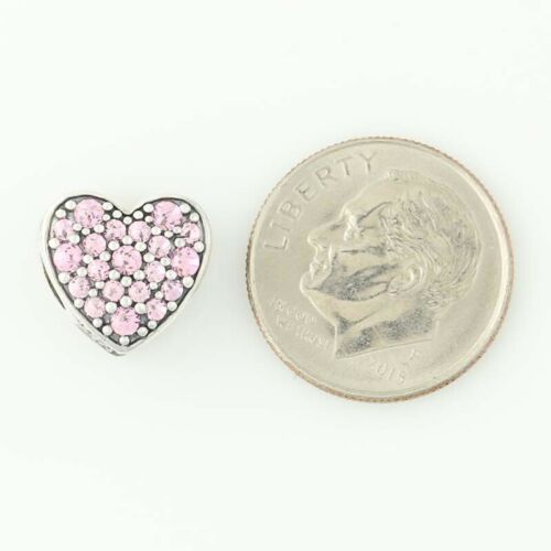 Pandora Pink Dazzling Heart S925 ALE Sterling Silver Charm