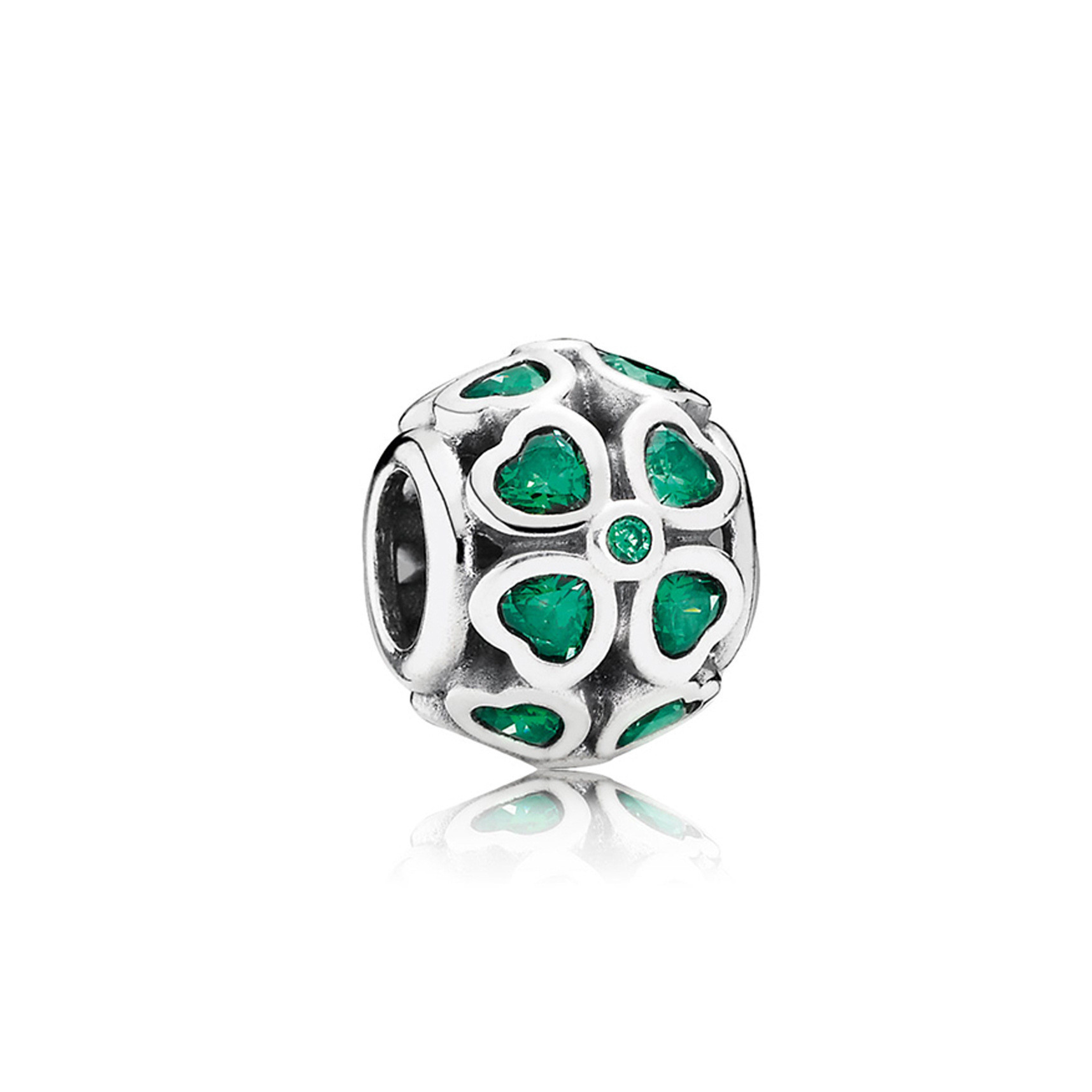 pandora green clover charm S925 ALE