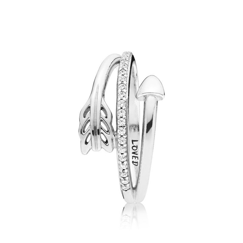 pandora wrap around arrow ring