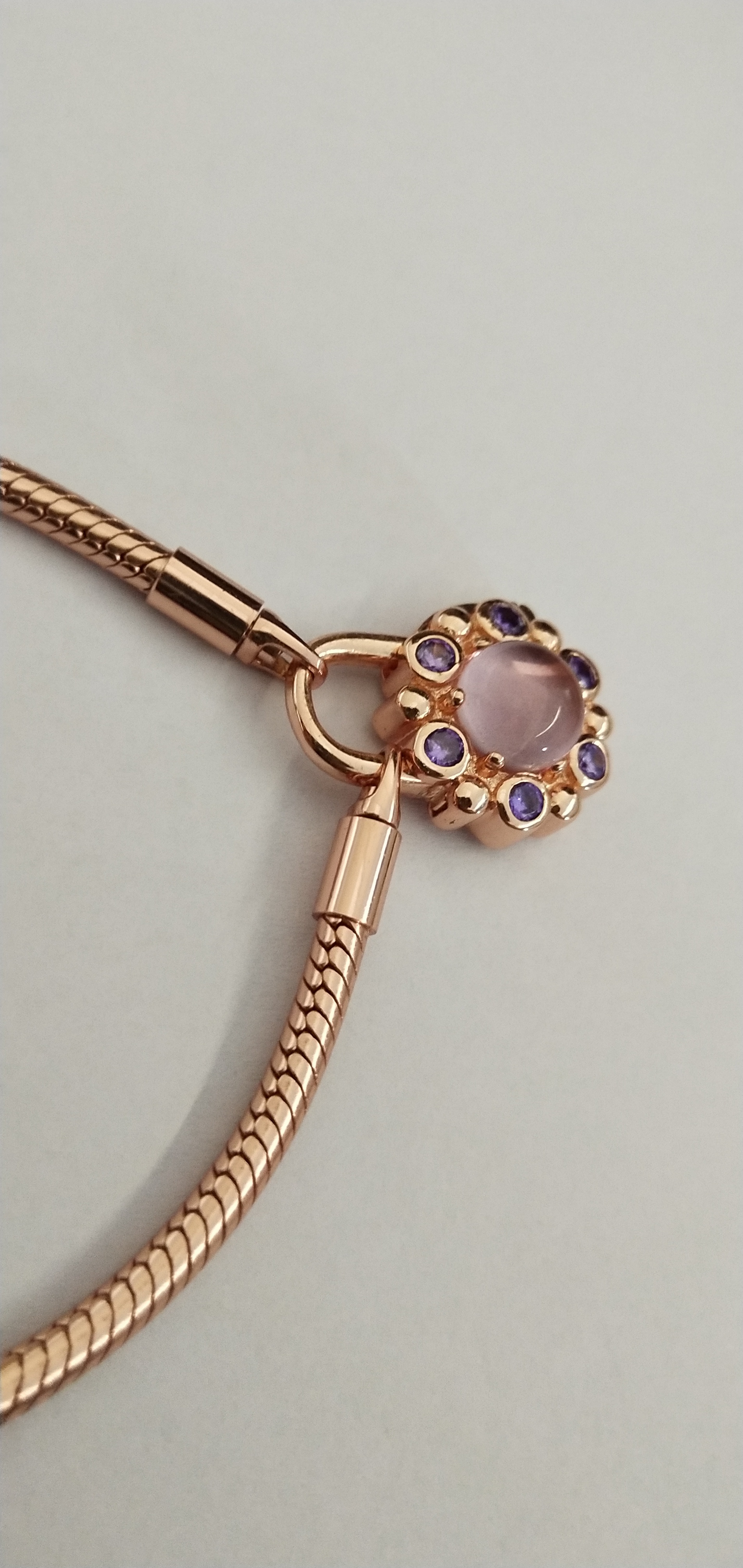 Pandora Rose Gold Radiance Padlock Bracelet