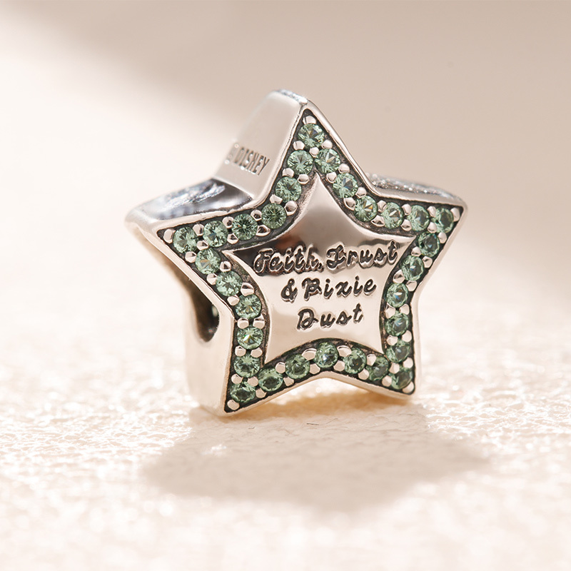 new pandora peter pan tinkerbell star charm
