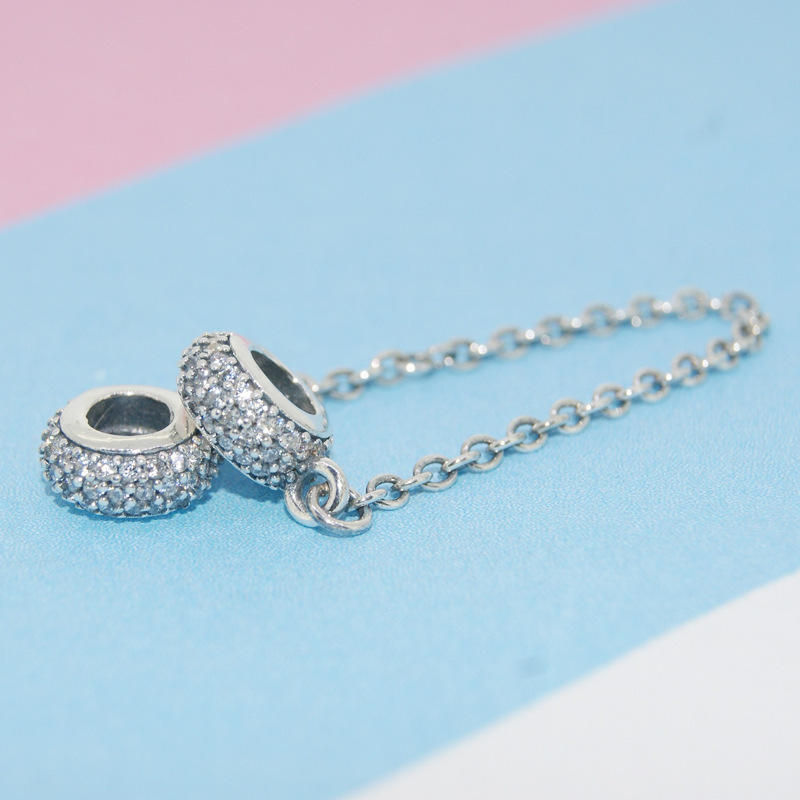 Pandora Silver Pavé Inspiration Safety Chain
