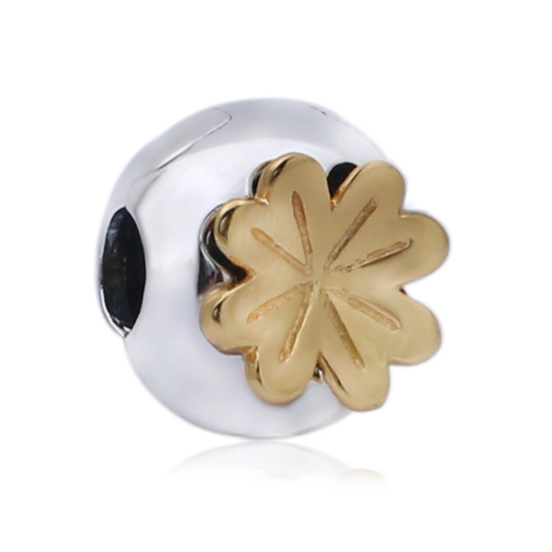 pandora shining clover clip s925 ale