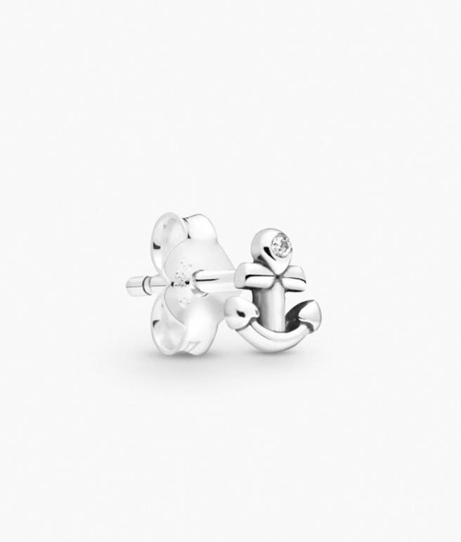 Pandora single earring, 925 sterling silver