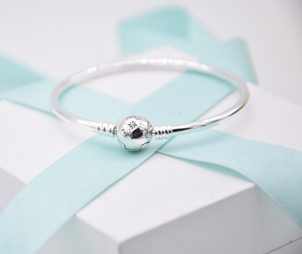 pandora silver bangle bracelet lion king