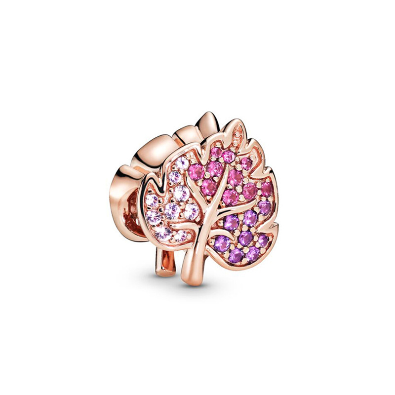 pandora 925 ale rose gold bracelet charm bead ale r met