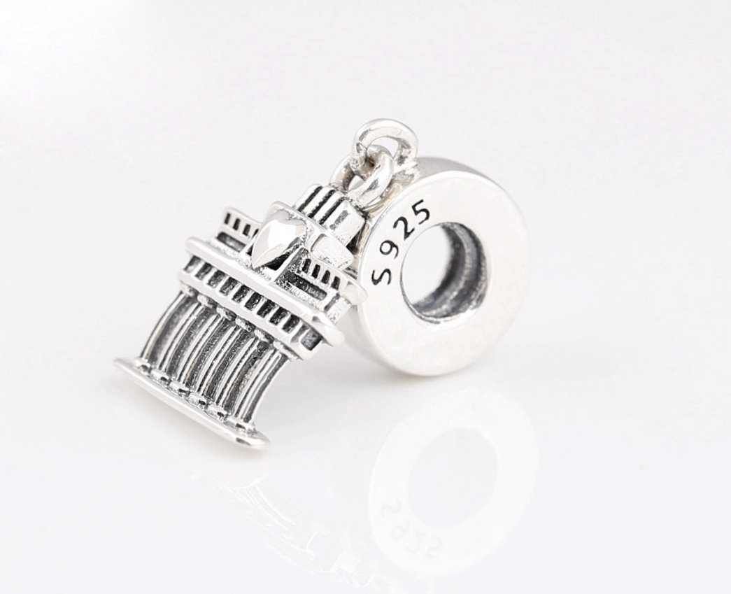 pandora ale 925 solid silver berlin brandenburg gate pendant charm