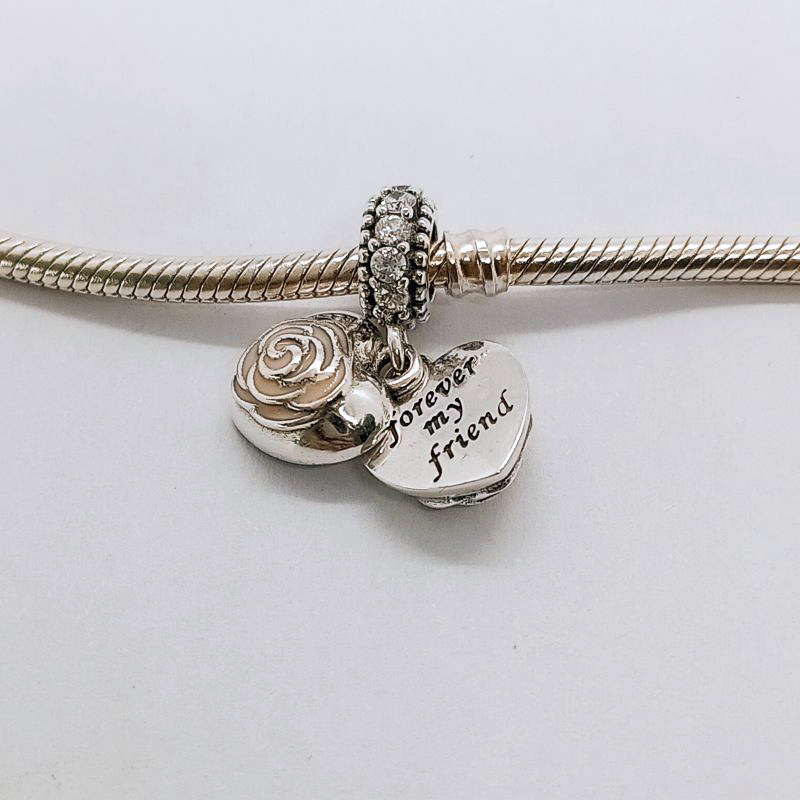 Pandora Mother's Rose Dangle Charm