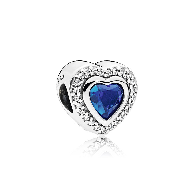 Pandora Blue Crystal Sparkling Love S925 ALE Charm