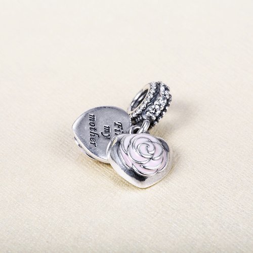 Pandora Mother's Rose Dangle Charm