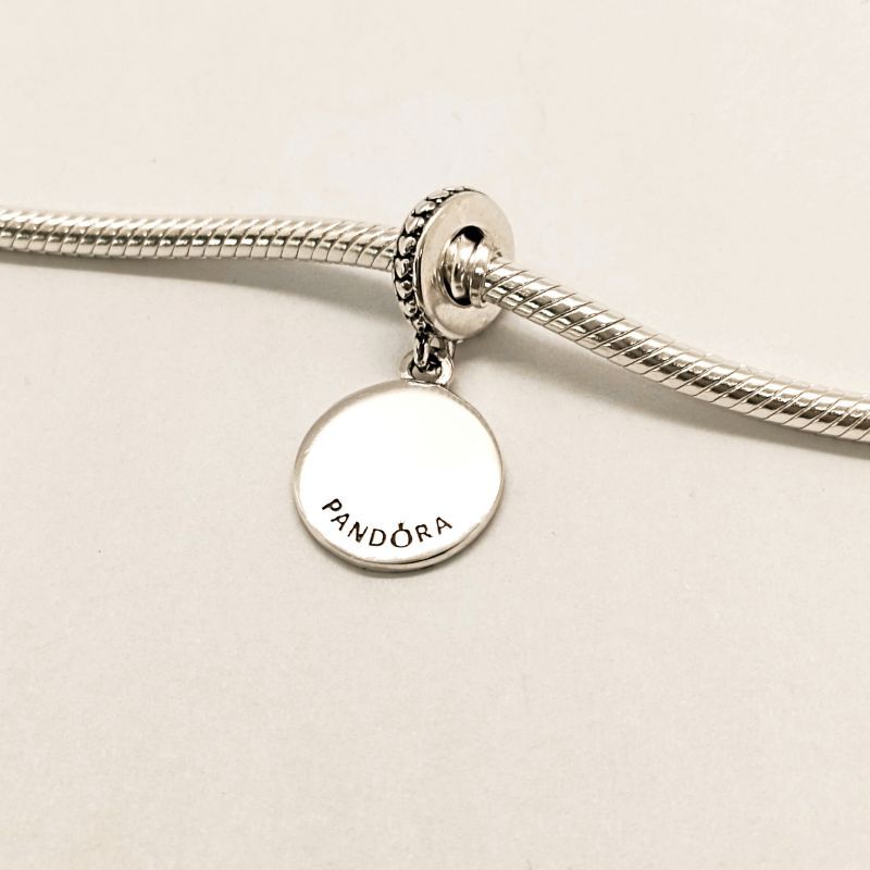 Pandora Silver Friends Are Family Pendant Dangle Charm