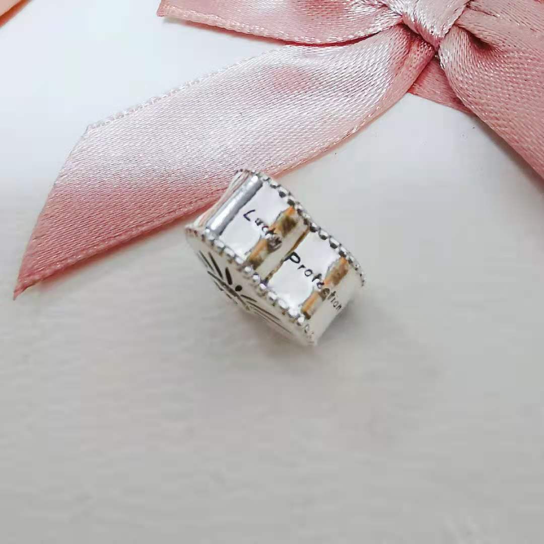 pandora 925 silver all-seeing eye heart pendant charm