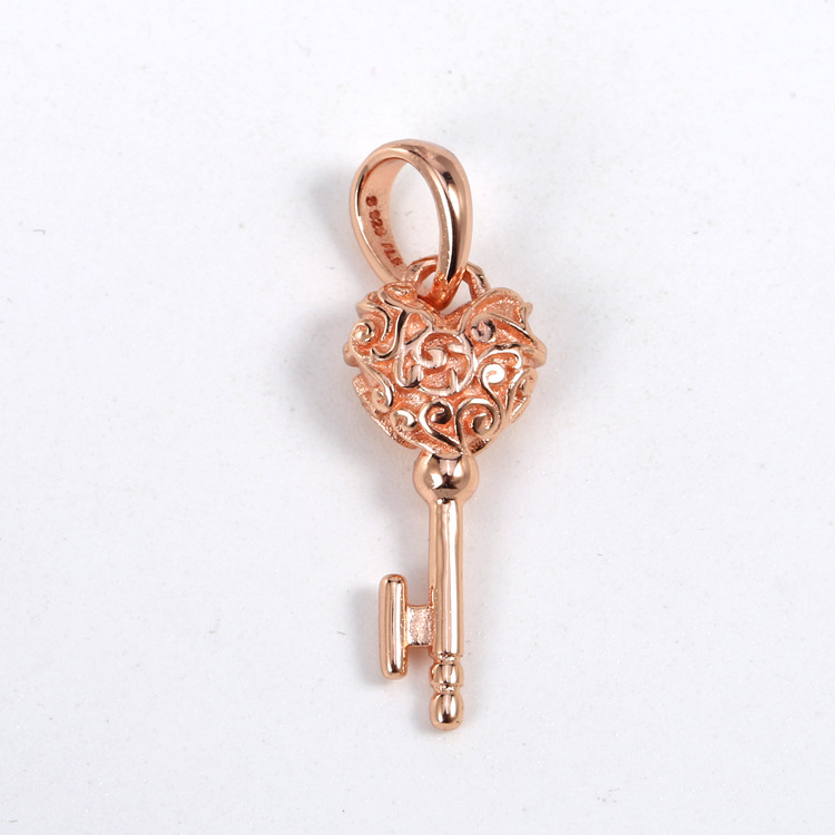 pandora 925 ale rose gold bracelet charm bead ale r met