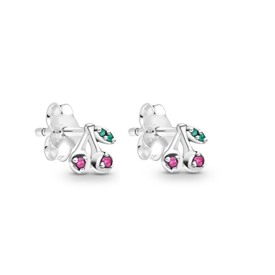 pandora my cherry single stud one earring