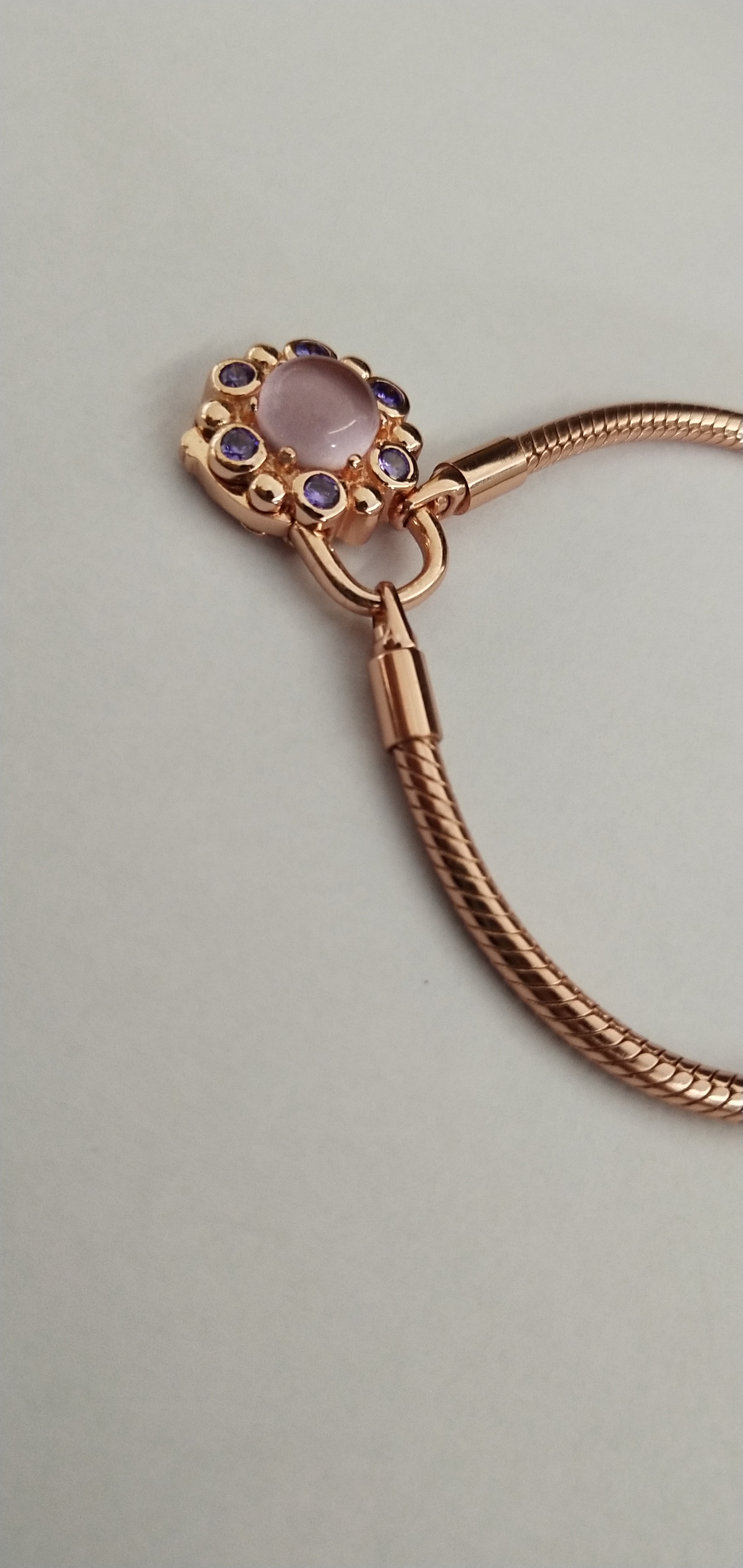 Pandora Rose Gold Radiance Padlock Bracelet