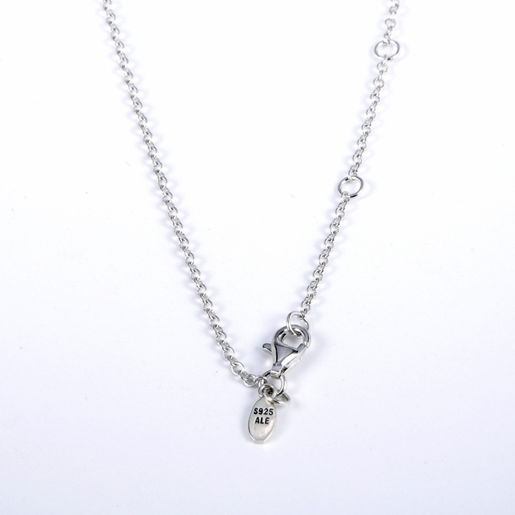 pandora silver hearts of love necklace 925 Sterling Silver