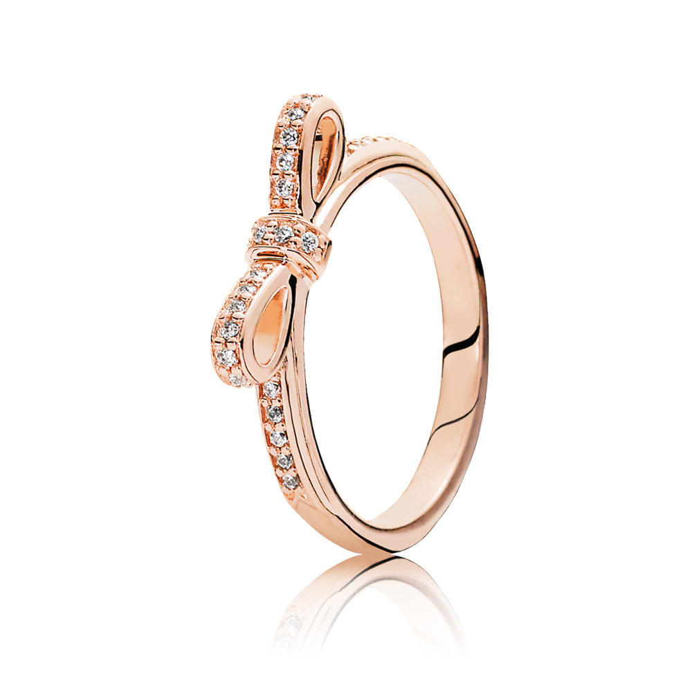Pandora Sterling Silver Bow Ring