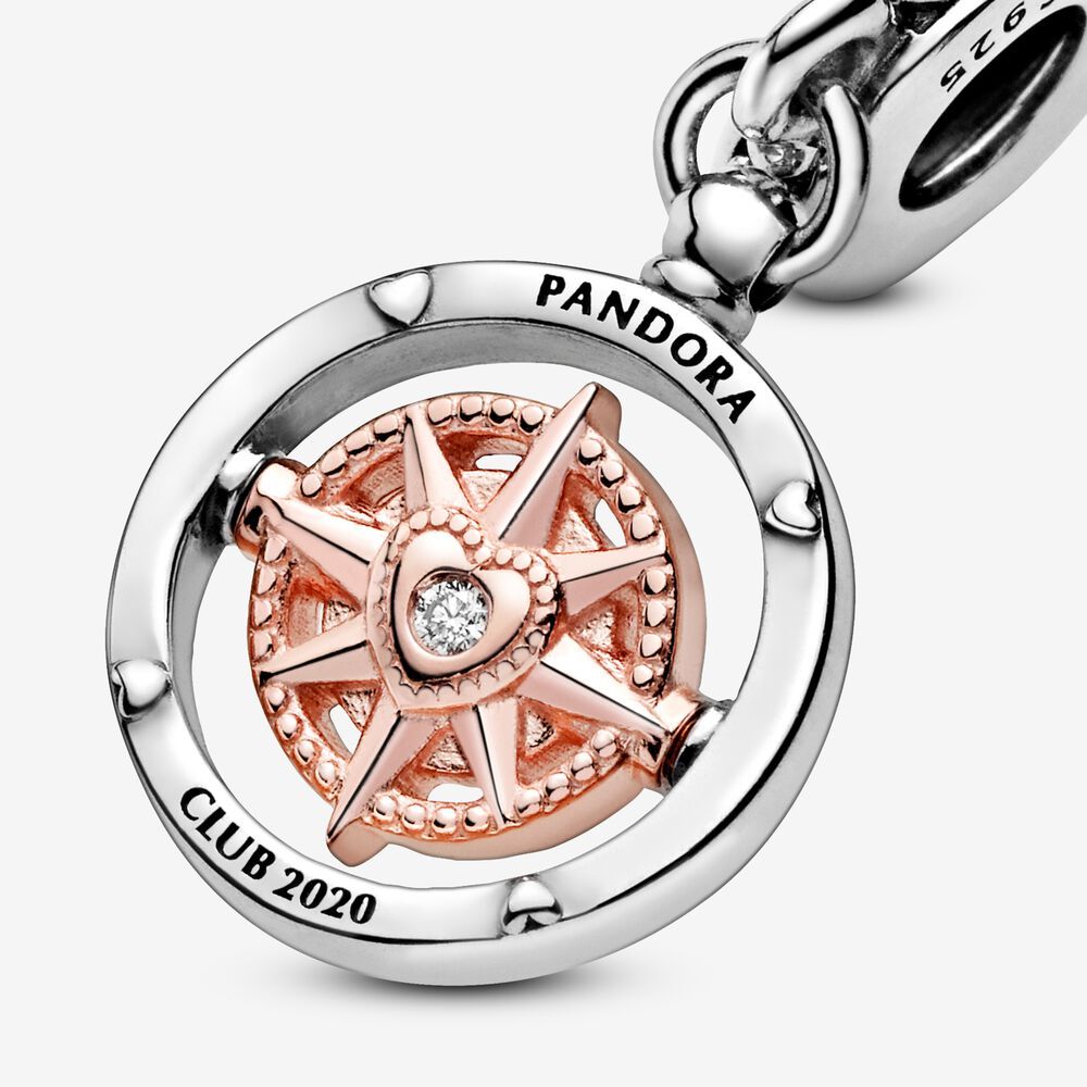 2020 Pandora Club Compass S925 Ale Charm