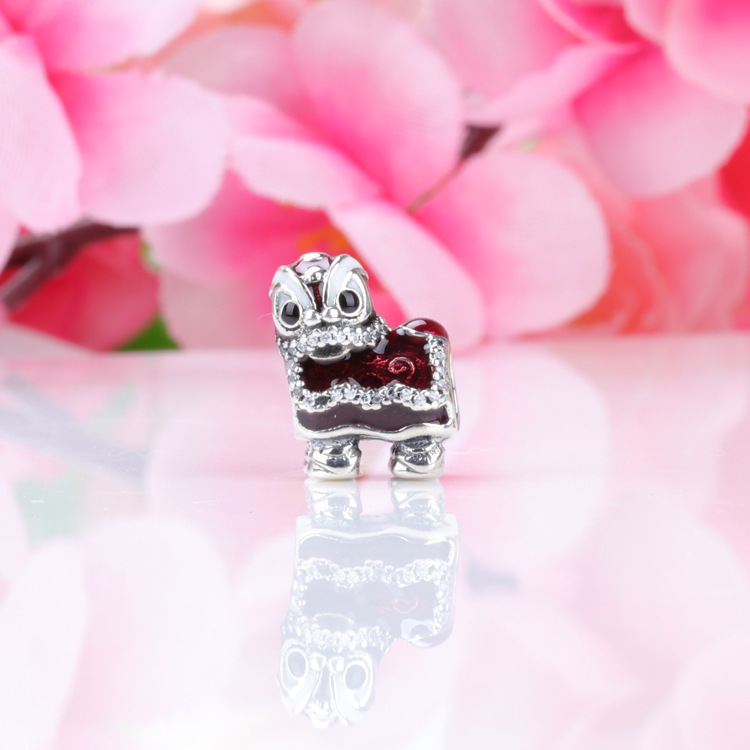 pandora chinese lion dance s925 ale sterling silver charm