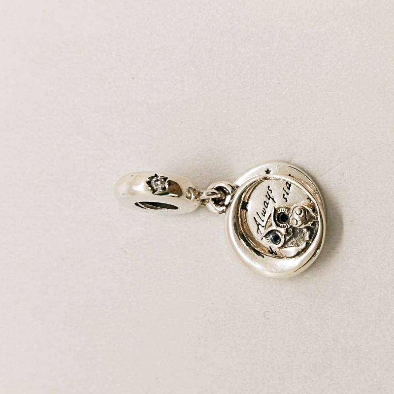 Pandora 'Always by your side OWL' Dangle Charm